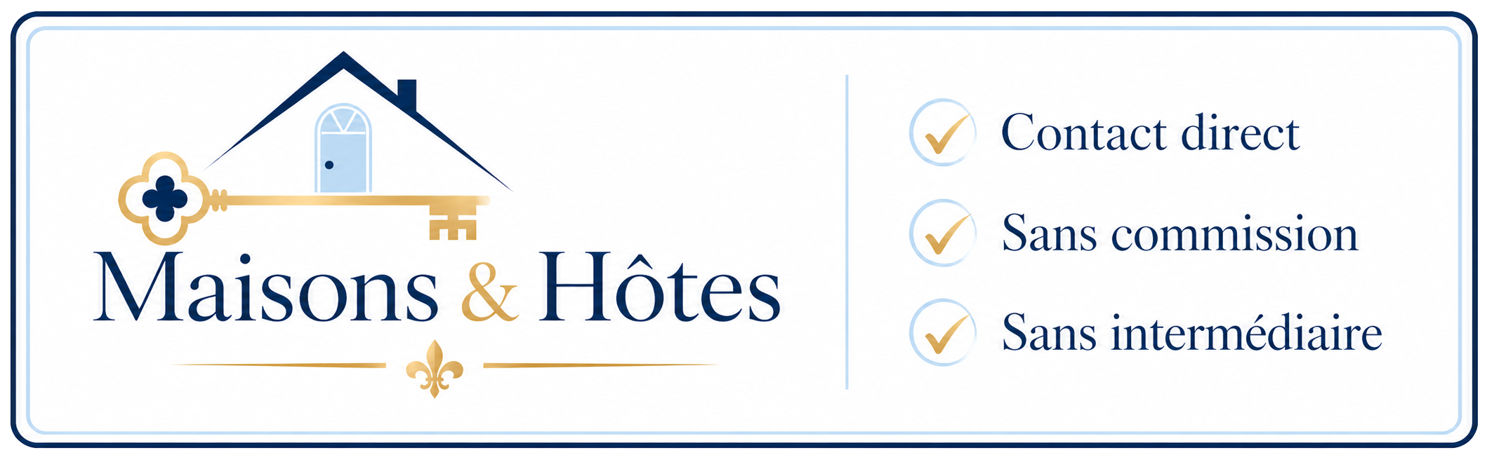 Maisons & Hôtes - Contact direct, sans commission, sans intermédiaire