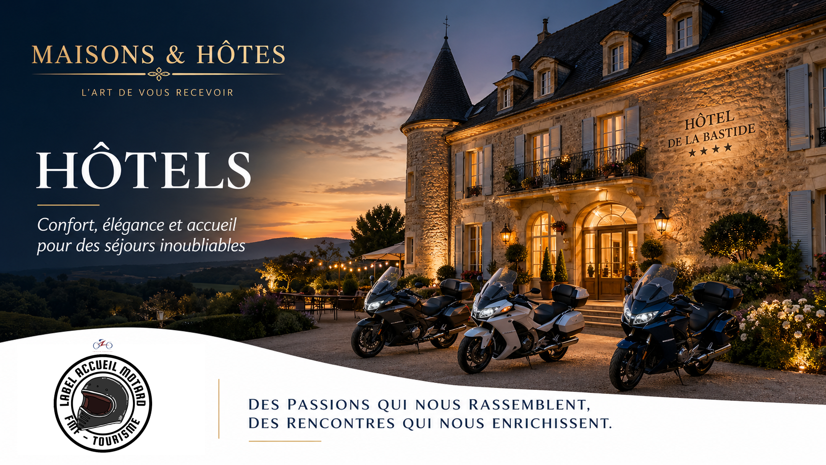 Hôtels pour motards en France – Maisons & Hôtes
