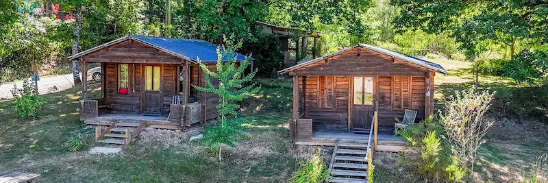 Chalet Le Cerf – Parc Saint Hubert en Aveyron