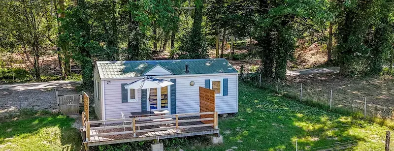 Mobil-home du Parc Saint Hubert en Aveyron