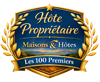 Propriétaire parmi les 100 premiers – Maisons & Hôtes